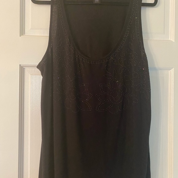 Lane Bryant Embellished Tank 🖤 - Picture 2 of 3